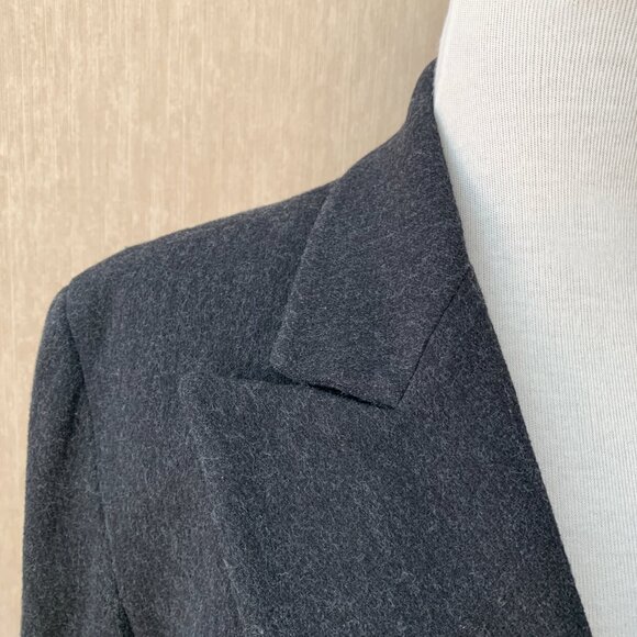 Vintage DKNY Gray Wool Double-Breasted Blazer - Picture 7 of 10